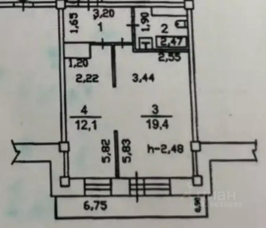 1-к кв. Иркутская область, Иркутск ул. Баумана, 231/9 (40.8 м) - Фото 1