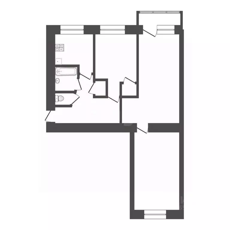 3-к кв. Тульская область, Тула пос. Менделеевский, ул. Ленина, 20 ... - Фото 1