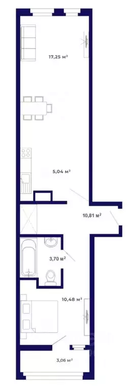 2-к кв. Иркутская область, Иркутский муниципальный округ, Маркова рп, ... - Фото 1