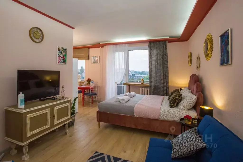 1-к кв. Калининградская область, Калининград пл. Калинина, 7 (30.0 м) - Фото 1