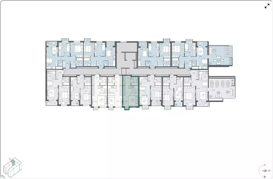 Квартира-студия: село Перхушково, микрорайон Равновесие, 4 (30 м) - Фото 2