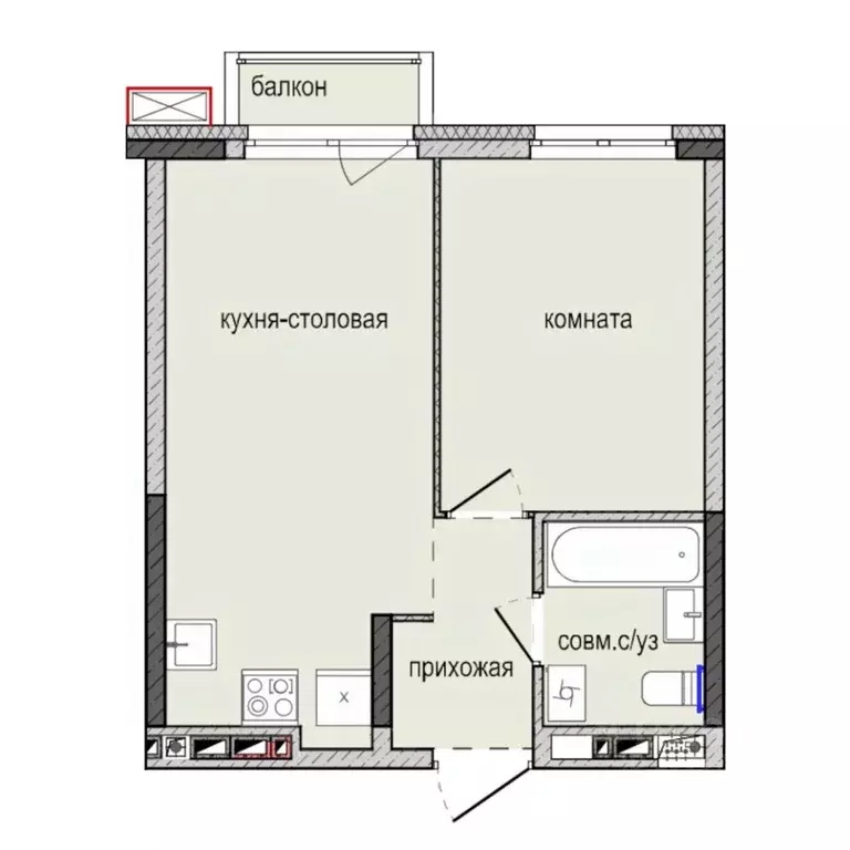 1-к кв. Удмуртия, Ижевск Культбаза жилрайон, 8-й мкр, Ежевика жилой ... - Фото 0