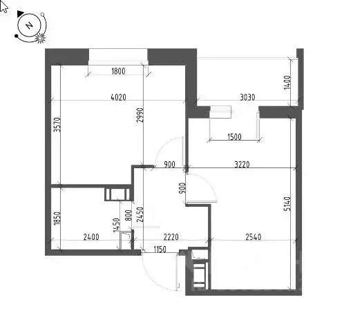 2-к кв. Омская область, Омск Зеленая река мкр, 9 (39.0 м) - Фото 1