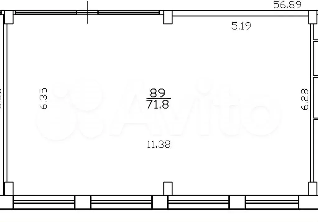 Шоурум, 71.8 м - Фото 0