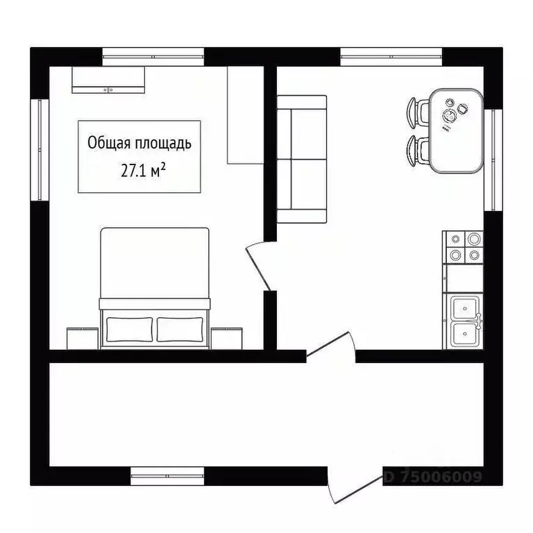 Дом в Алтайский край, Красногорский район, с. Карагуж ул. Алтухова, 10 ... - Фото 1