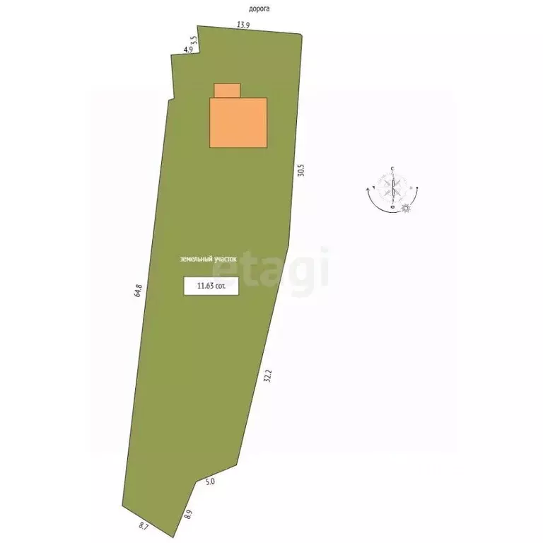 Дом в Челябинская область, Пласт Зеленая ул., 12А (60 м) - Фото 2