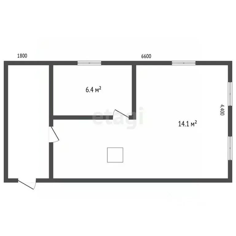 Дом в Ленинградская область, Лужский район, Мшинское с/пос, Мшинская ... - Фото 1