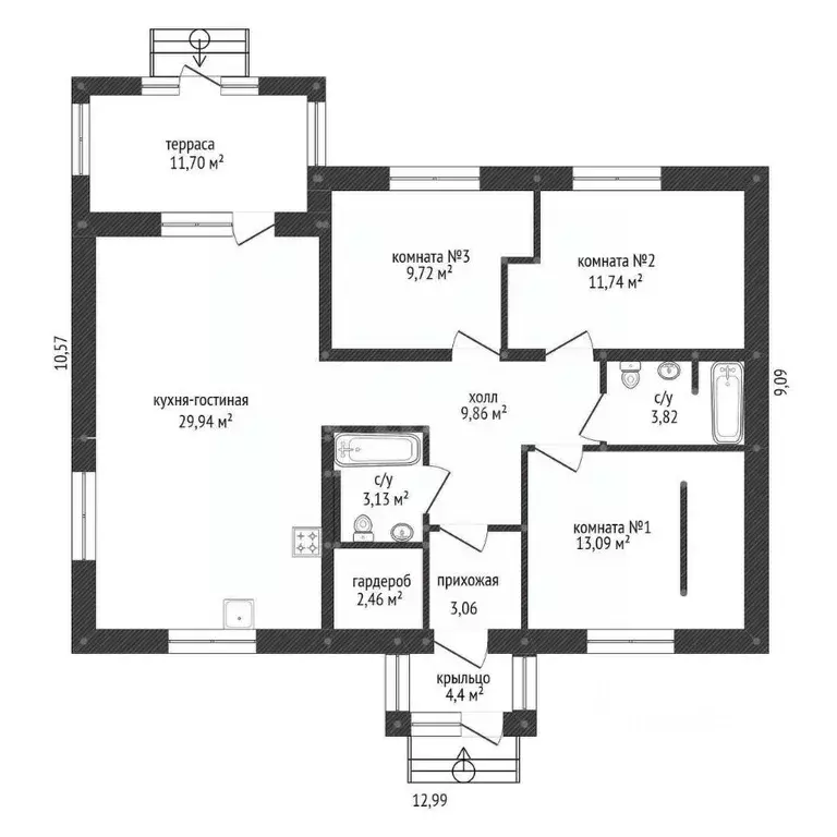 Дом в Башкортостан, Уфимский район, д. Николаевка Советская ул., 64 ... - Фото 1