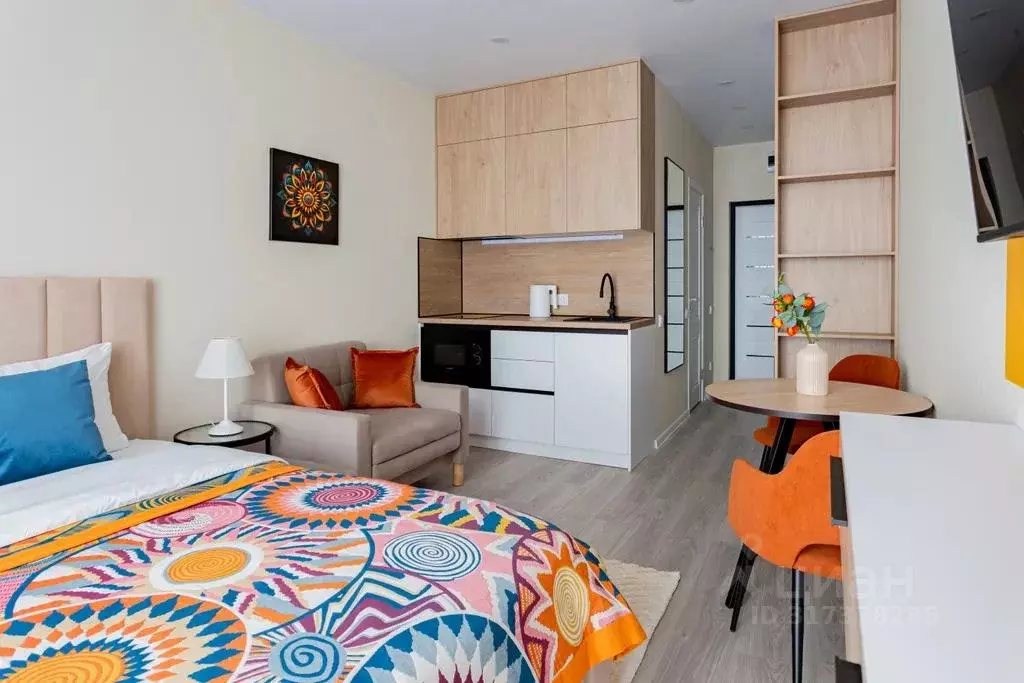 Студия Краснодарский край, Сочи Бытха мкр, ул. Ясногорская, 16/2к4 ... - Фото 2