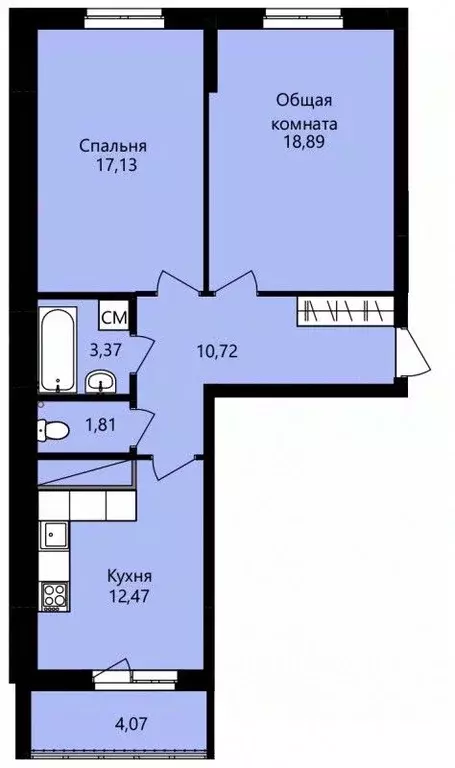 2-к кв. Мордовия, Саранск ул. Юрия Святкина, 14 (66.43 м) - Фото 0
