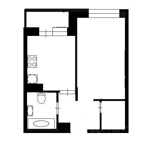 1-к кв. Санкт-Петербург Усть-Славянка тер., просп. Советский, 39к1 ... - Фото 2