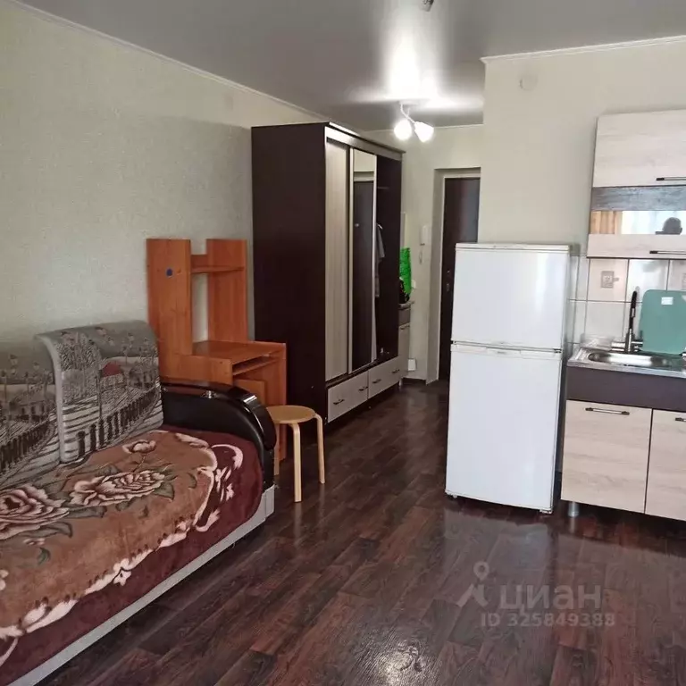 Студия Башкортостан, Уфа Дема жилрайон, Экогород Яркий мкр, наб. ... - Фото 1