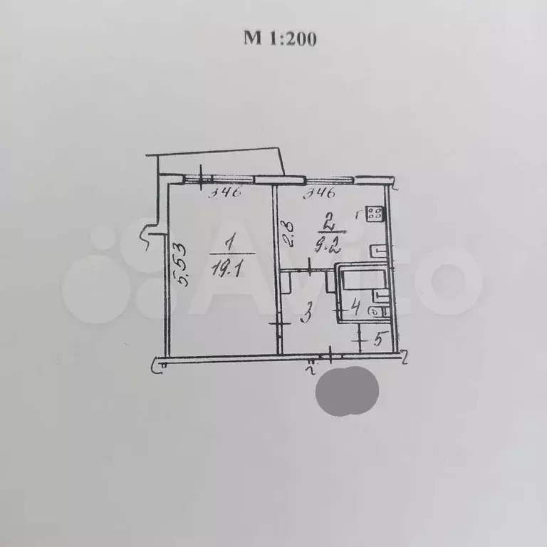 1-к. квартира, 37,4 м, 1/9 эт. - Фото 0