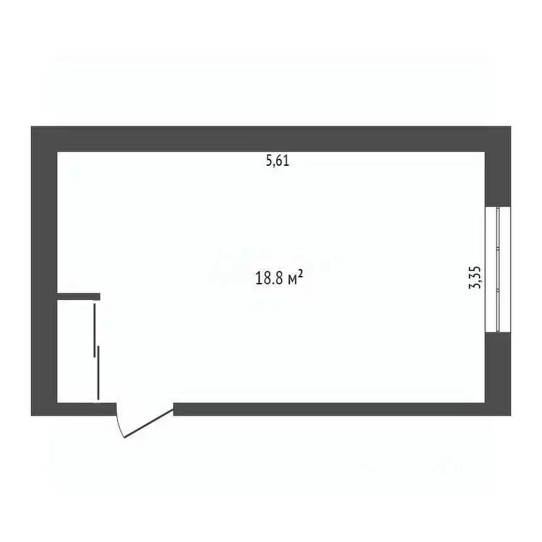 Комната Амурская область, Благовещенск Театральная ул., 81/1 (18.8 м) - Фото 2