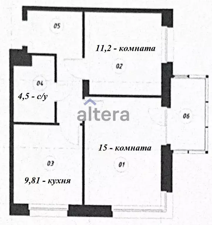 2-к кв. Татарстан, Казань ул. Гаврилова, 5Бк1 (50.0 м) - Фото 1