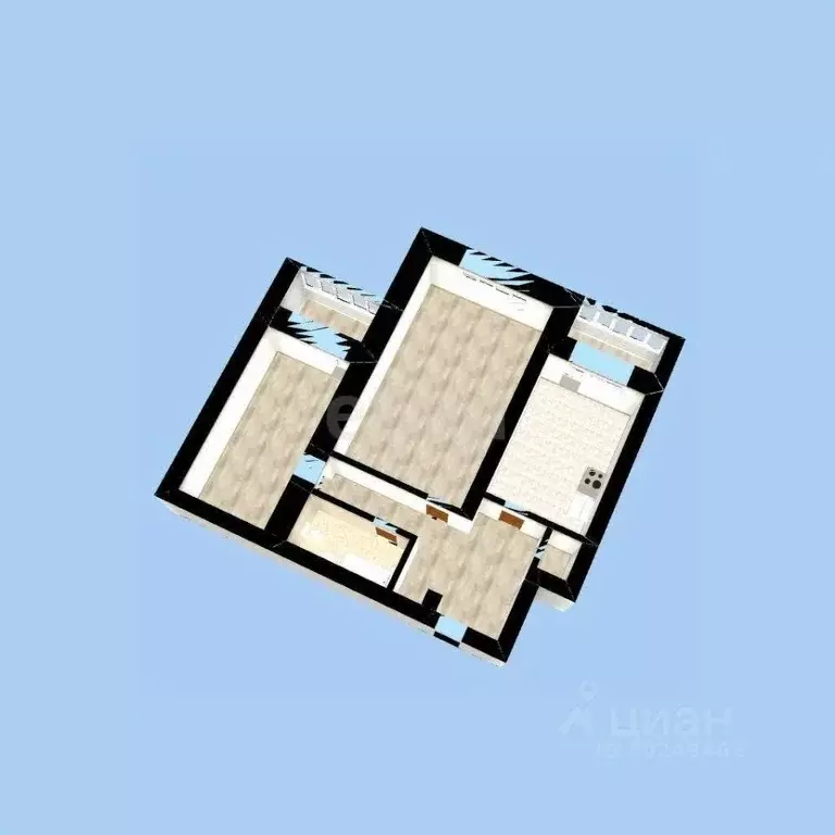 2-к кв. Башкортостан, Уфа ул. Академика Королева, 6 (69.8 м) - Фото 2