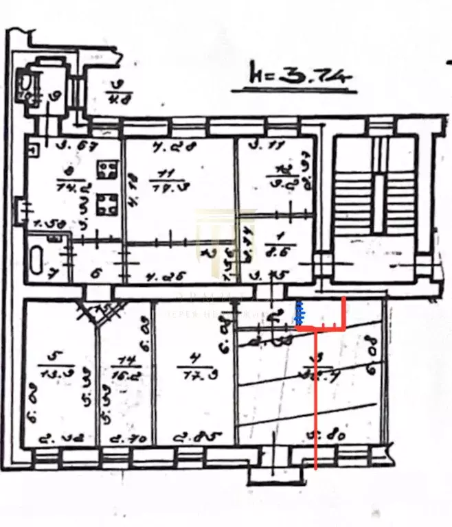 Комната Санкт-Петербург Садовая ул., 89 (32.4 м) - Фото 2