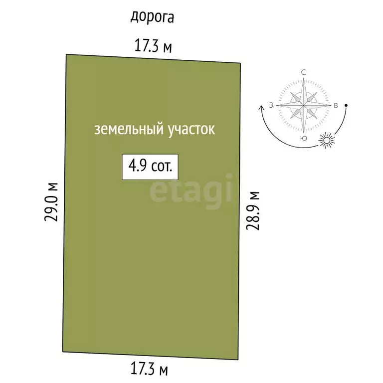 Участок в Тюмень, садовое товарищество Поле Чудес-2, Ягодная улица ... - Фото 1