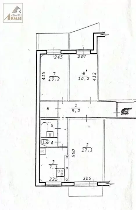 3-к кв. Новосибирская область, Новосибирск Киевская ул., 23 (59.4 м) - Фото 0