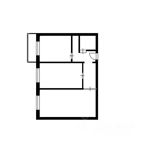 2-к кв. Московская область, Химки Молодежная ул., 54 (60.0 м) - Фото 2