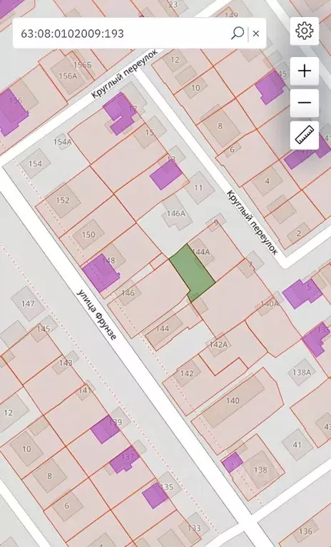 Участок в Самарская область, Сызрань ул. Фрунзе, 144А (2.5 сот.) - Фото 1