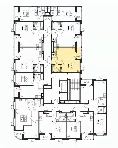 1-к кв. Московская область, Химки Клязьма-Старбеево мкр, Международный ... - Фото 2
