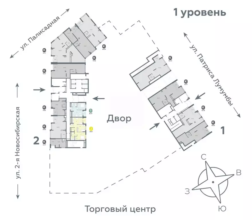 2-к кв. Свердловская область, Екатеринбург ул. Патриса Лумумбы, 4А ... - Фото 2