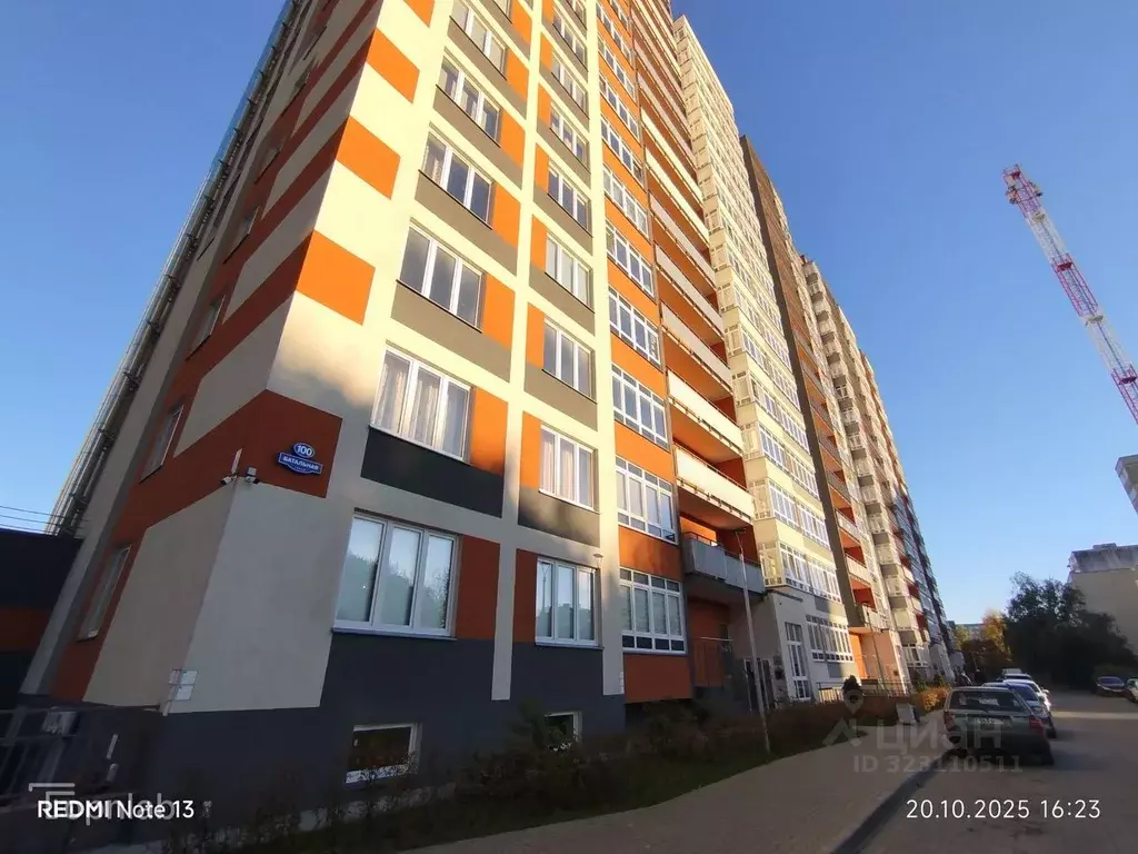 1-к кв. Калининградская область, Калининград Батальная ул., 100 (23.9 ... - Фото 1