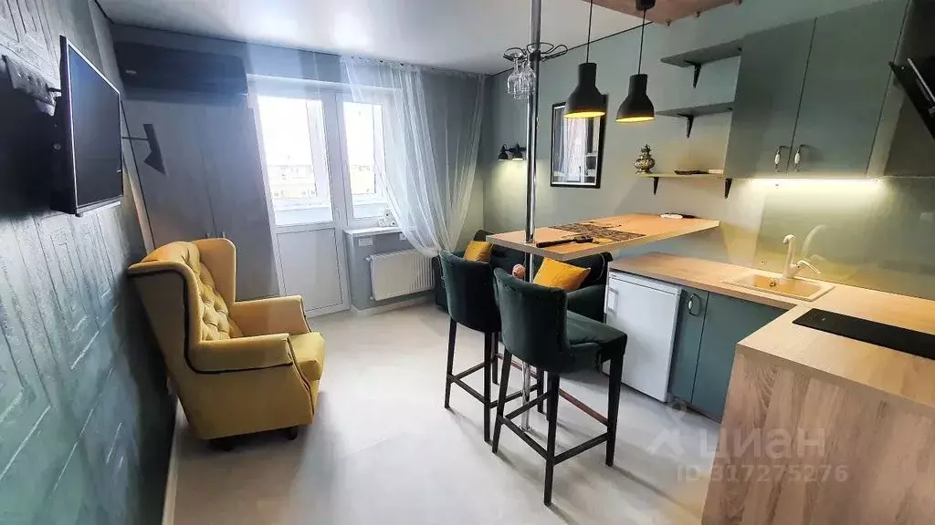 Студия Краснодарский край, Краснодар Школьный мкр, ул. Школьная, 13/9 ... - Фото 0