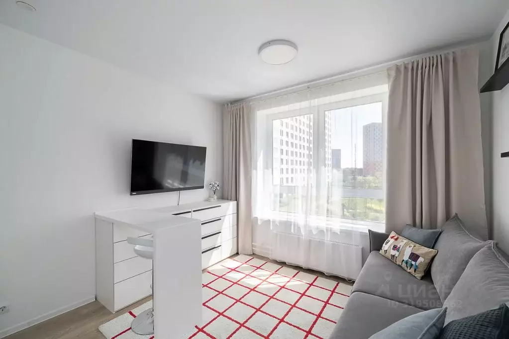 Студия Москва ул. Саларьевская, 10к2 (19.2 м) - Фото 1