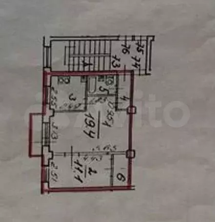 2-к. квартира, 45,6 м, 4/5 эт. - Фото 0
