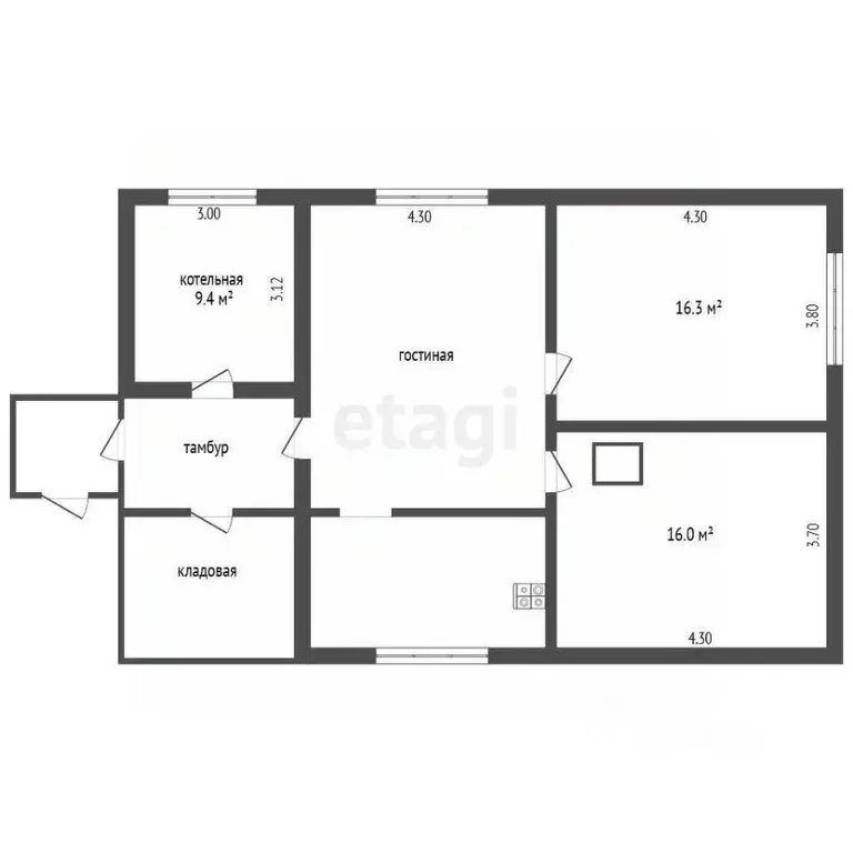 Дом в Тюменская область, Нижнетавдинский муниципальный округ, с. ... - Фото 2