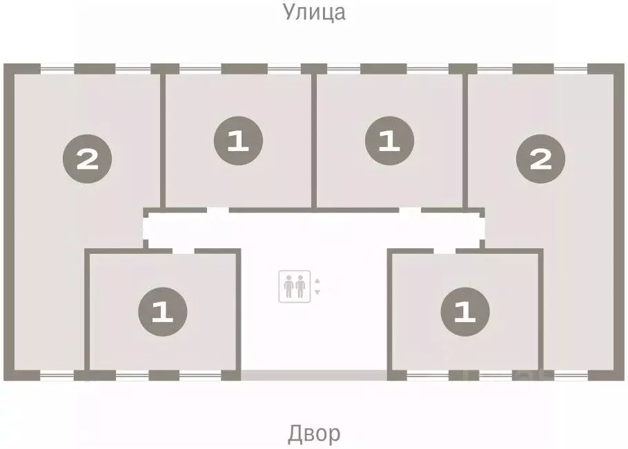 1-к кв. Омская область, Омск  (37.36 м) - Фото 1