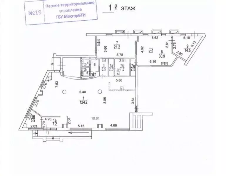 Помещение свободного назначения в Москва Лесная ул., 30 (239 м) - Фото 2