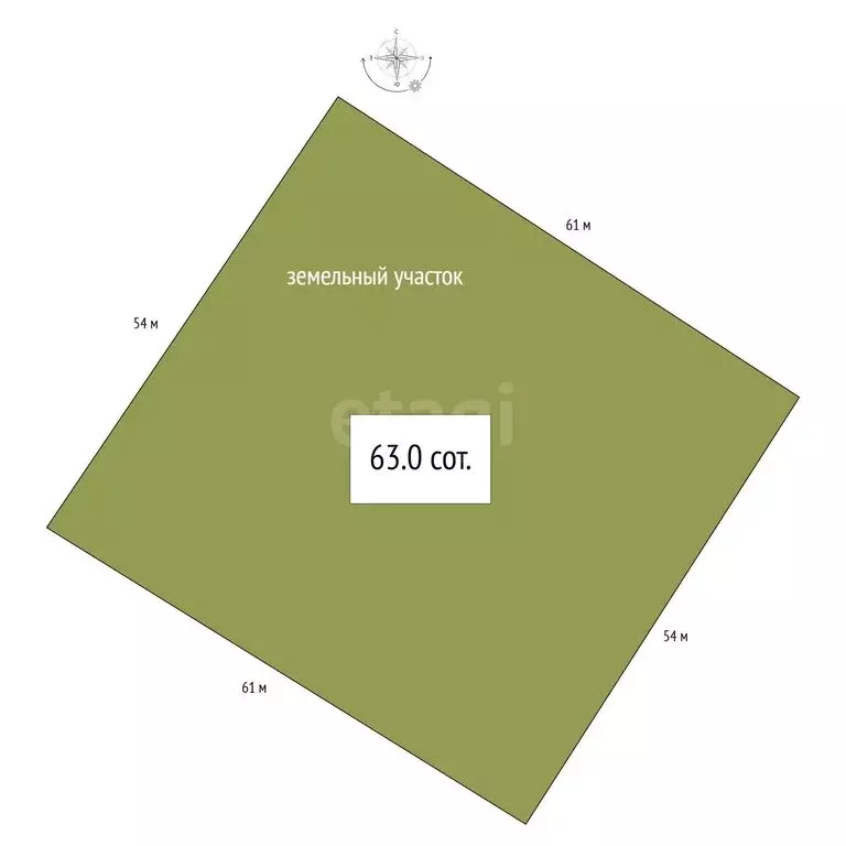 Участок в Бердск, Речкуновская зона отдыха (63 м) - Фото 1