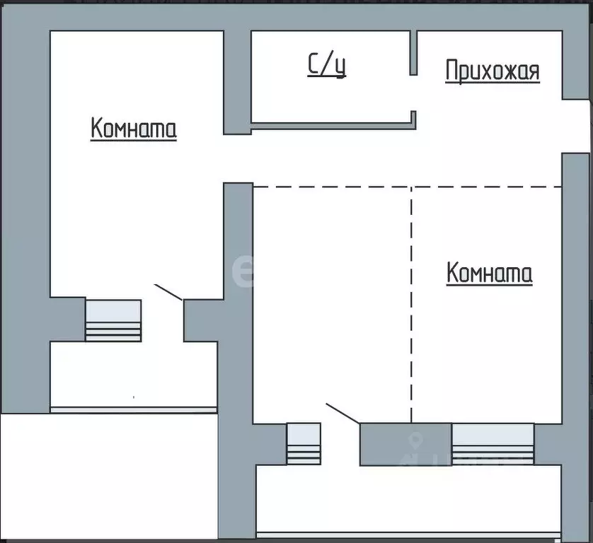 2-к кв. Курганская область, Курган Солнечный бул., 19 (58.8 м) - Фото 2