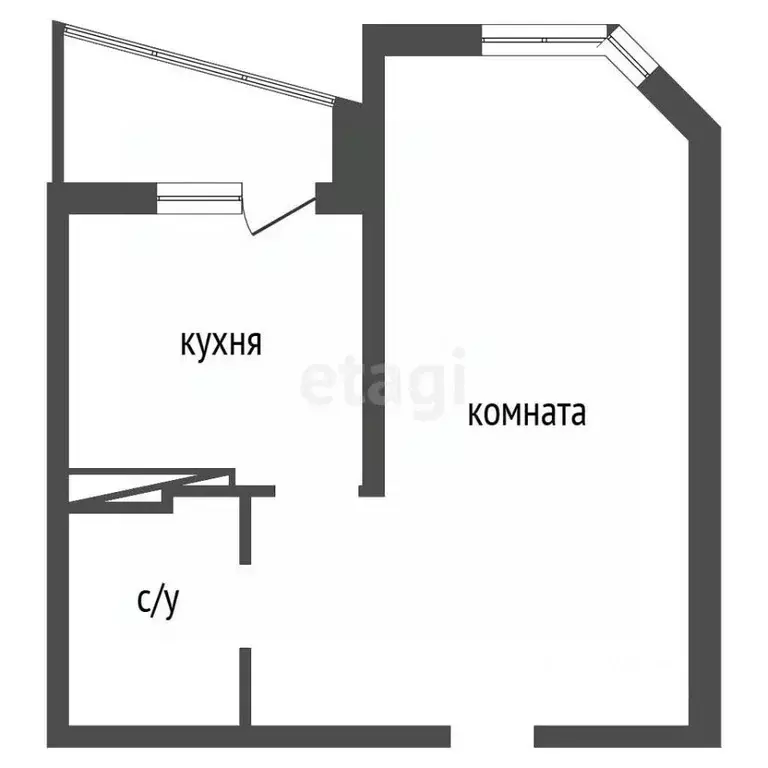 1-к кв. Воронежская область, Воронеж Острогожская ул., 170/12 (36.8 м) - Фото 2