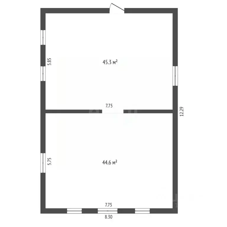 Дом в Псковская область, Дно ул. Космонавтов, 34 (170 м) - Фото 1