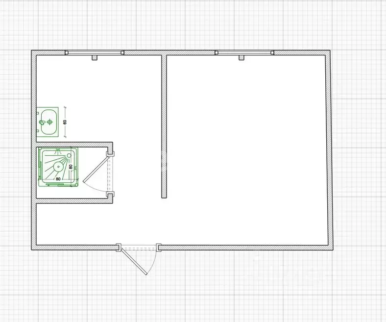 1-к кв. Хабаровский край, Хабаровск ул. Суворова, 47 (29.0 м) - Фото 2