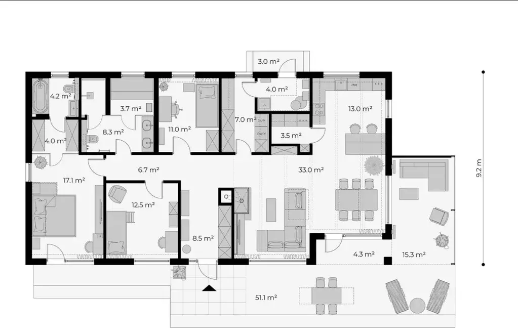 Дом в Ленинградская область, Приозерский район, пос. Сосново 2 (139 м) - Фото 2