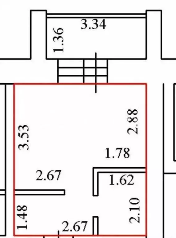Квартира-студия: село Чигири, улица Василенко, 3/3 (24.2 м) - Фото 1