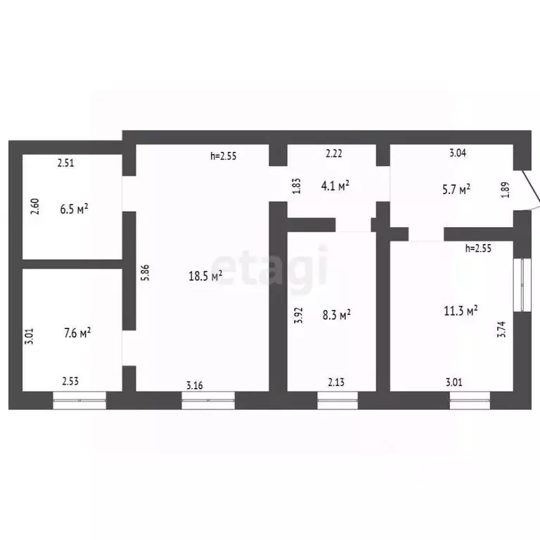 Дом в Башкортостан, Стерлитамакский район, Отрадовский сельсовет, с. ... - Фото 1