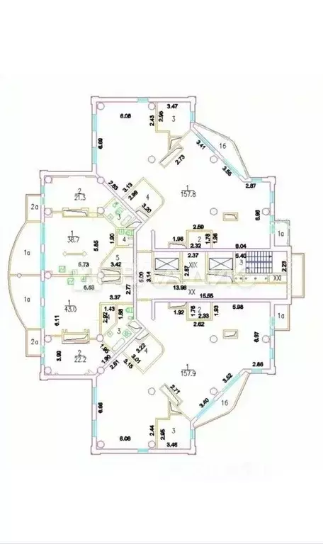3-к кв. Москва Можайское ш., 2 (194.8 м) - Фото 2
