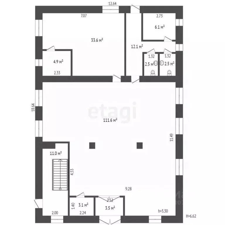 Помещение свободного назначения в Ярославская область, Данилов ул. ... - Фото 2