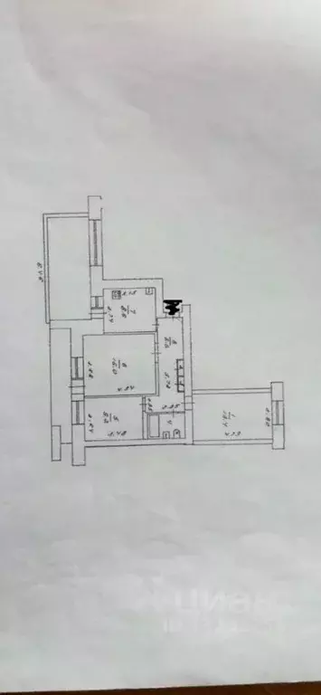 3-к кв. Кировская область, Киров ул. Кольцова, 28 (59.8 м) - Фото 2