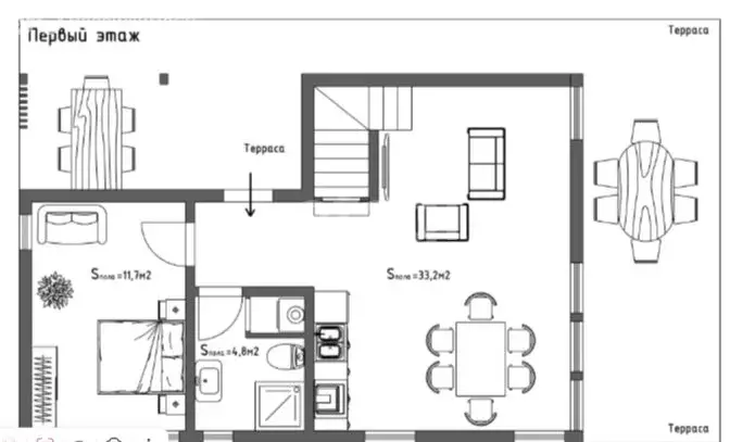 Дом в сельское поселение Иваньковское (108 м) - Фото 1