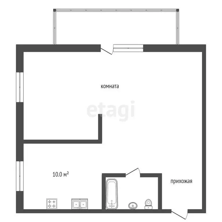 1-комнатная квартира: Муром, улица Ленина, 53 (56.8 м) - Фото 1