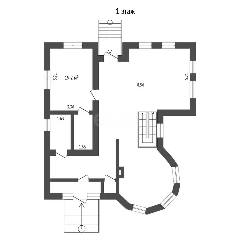 Дом в деревня Дударева, коттеджный посёлок Московский Дворик (400 м) - Фото 1