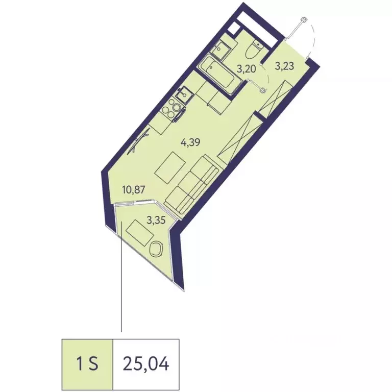 Студия Крым, Ялта муниципальный округ, Виноградное пгт Новая Ливадия ... - Фото 0
