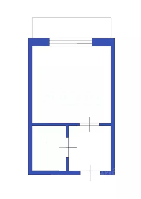 1-к кв. Кемеровская область, Кемерово пер. Леонова, 4 (24.5 м) - Фото 2